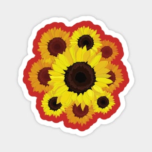 Sunflower Magnet