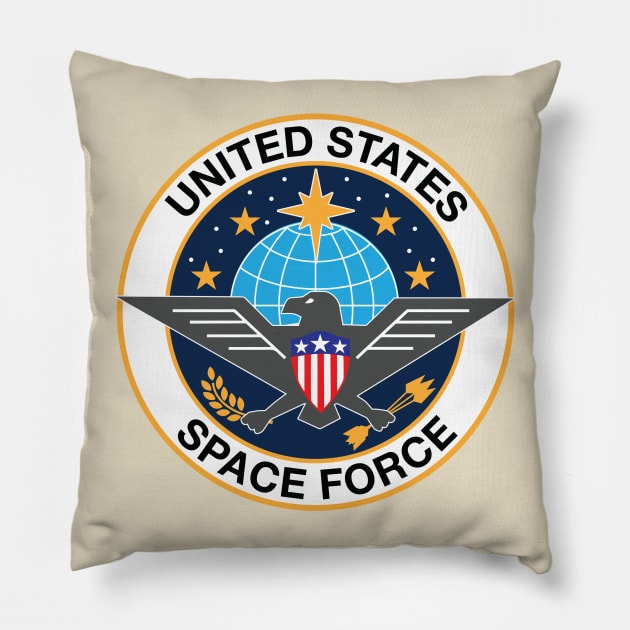 U.S. Space Force Emblem Pillow by SpaceForceOutfitters