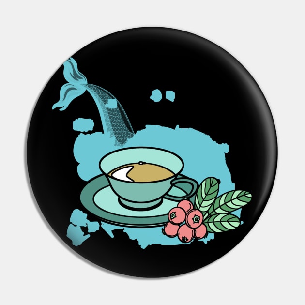 Mermaid  design Pin by Smriti_artwork