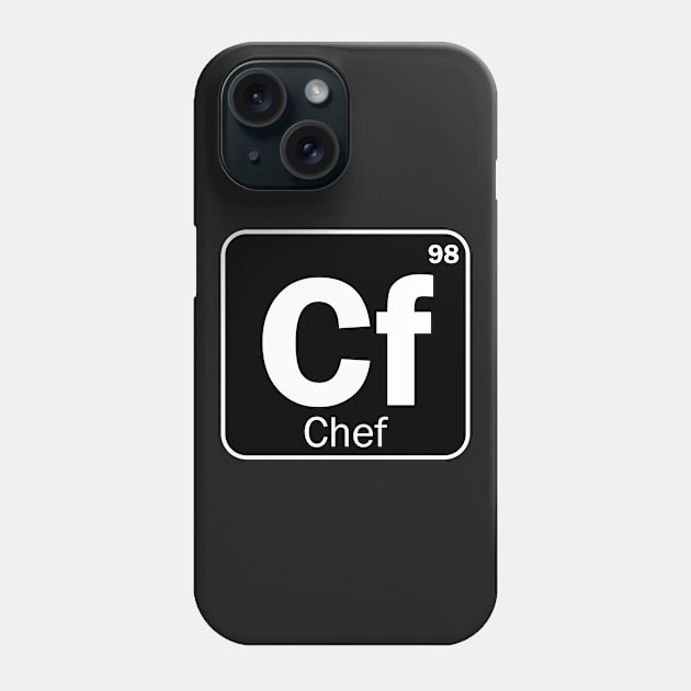 Chef Periodic Table Element Phone Case by HotHibiscus