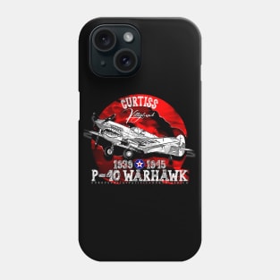 Curtiss P-40 Warhawk  USAF WW2 Fighter Aircraft Phone Case