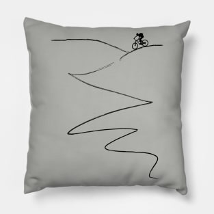 Mountain Bike Mountainbike cycling bicycle cyclist gift Pillow