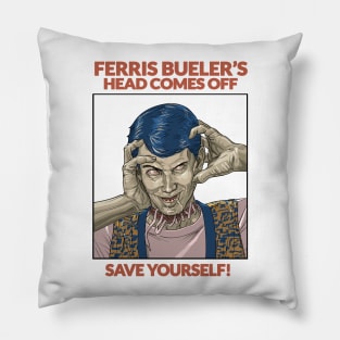 Ferris Bueller Head Comes Off Pillow