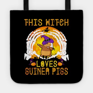 This Witch Loves Guinea Pigs Halloween (132) Tote