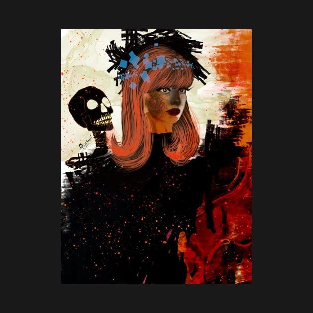 Abstract lady portrait by Colormyline by Denis Senyol