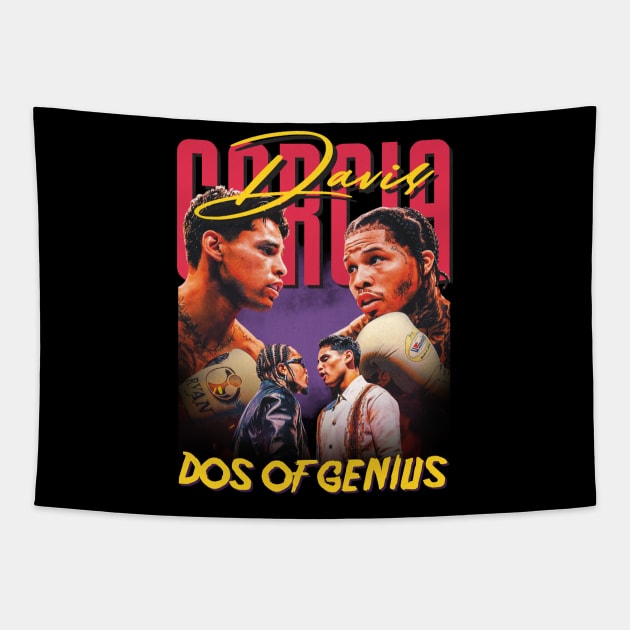 Gervonta Davis Vs Ryan Garcia Original Aesthetic Tribute 〶 Tapestry by Terahertz'Cloth