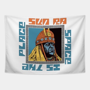 -- SUN RA -- Original Psychedelic Design Tapestry