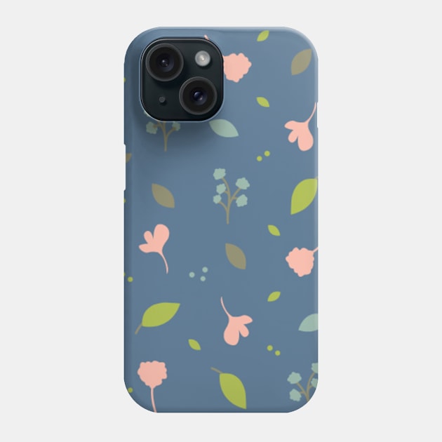 Flowerette in plum Phone Case by Shineyarts