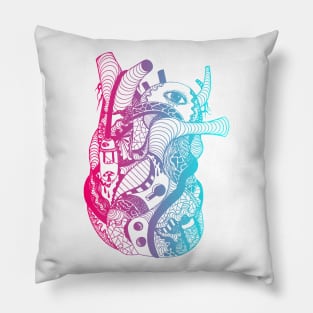 Dual Color Light Heart Pillow