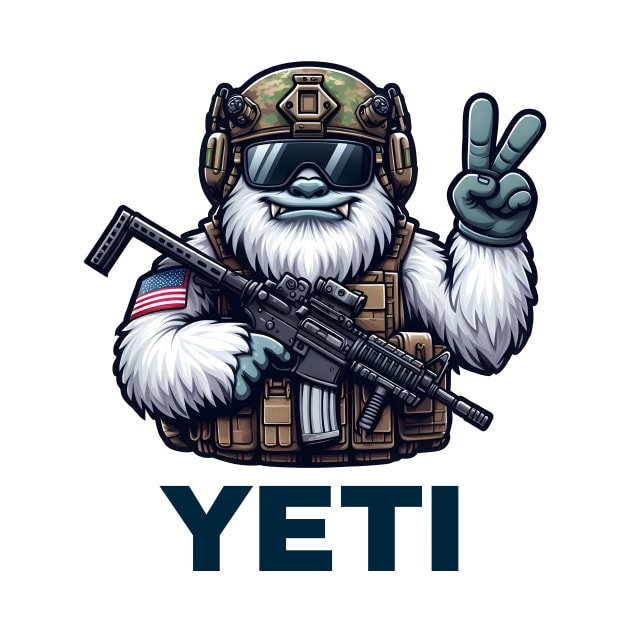 Tactical Yeti by Rawlifegraphic