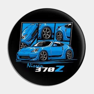 Blue Nissan 370z JDM Car Pin