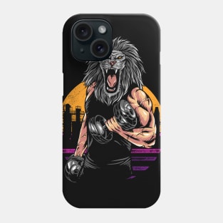 lion gym Phone Case