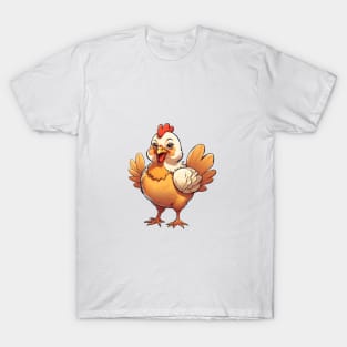 Chicken Mom T-Shirt Women Funny Hen Chiken Farm Humor Graphic Mother Shirt  Cute Short Sleeve Tops