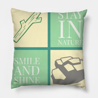 Smile in nature Pillow