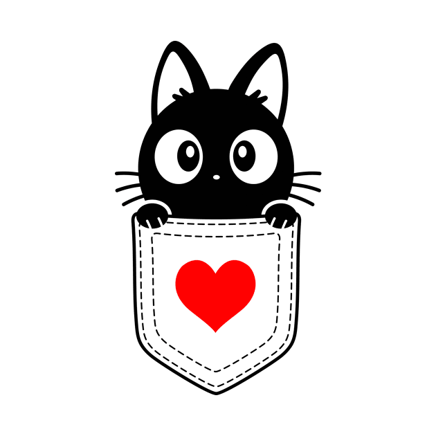 Cat in pocket by My Happy-Design