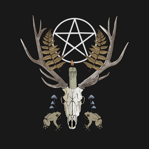 The Deer Skull by emanuelacarratoni