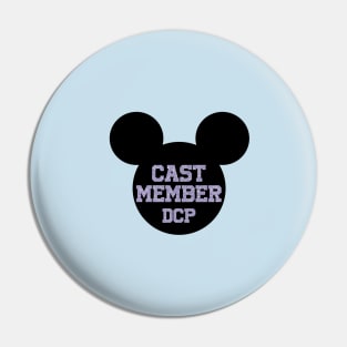 cast member DCP purple ears Pin