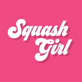 Squash Girl White T-Shirt