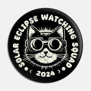 Solar Eclipse Watching Squad 2024 Pin