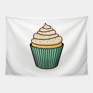 Cute Cupcake with Pink Sprinkles! Tapestry