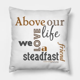 Christopher Marlowe Hero & Leander Friend Quote Pillow