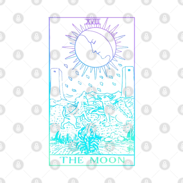 The Moon Tarot Card by srojas26