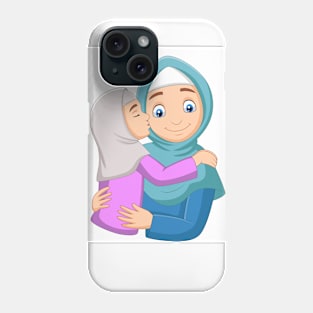 Girl and Mom T-Shirt Phone Case