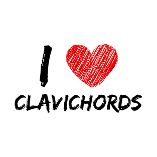 I Love Clavichords T-Shirt