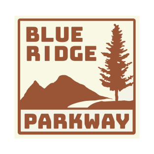 Vintage Blue Ridge Parkway Sign T-Shirt