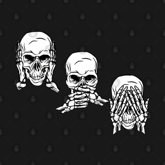 Three Wise Skulls by mehdime