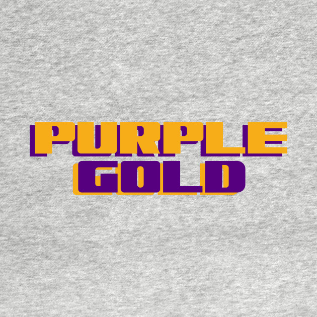 Disover Purple and Gold - Louisiana - T-Shirt