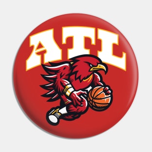 Atlanta Basketball Mascot Tee: Show Your ATL Team Spirit! Unique Design & Comfortable Fit. Perfect for Fans of Atlanta Hoops! Pin
