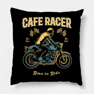 Cafe Racer - Born to Ride - Front Pillow