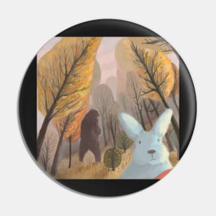 Bear Rabbit Woods Nature Pin