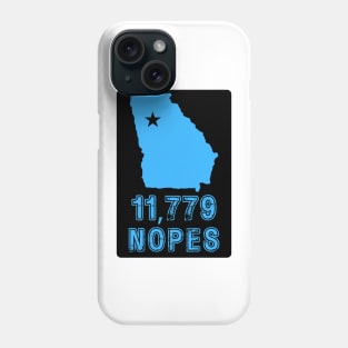 GA Votes - Mockup Blue Phone Case