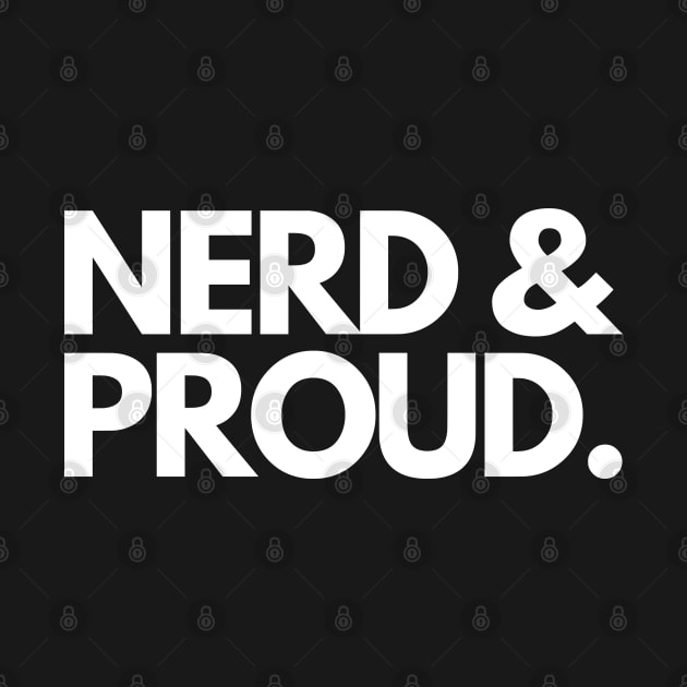 Nerd and Proud by kerimeart