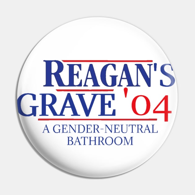 Reagan's Grave Pin by chaoticdesperate