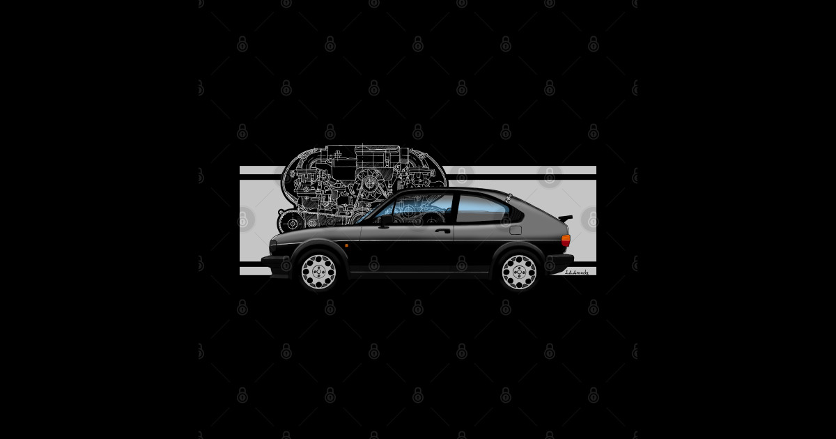 The iconic classic compact car designed by Giugiaro - Alfa Romeo