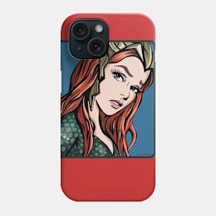 Girl With Amazing Swimming Powers. Phone Case