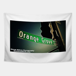 Orange Grove Boulevard, Pasadena, California by Mistah Wilson Tapestry