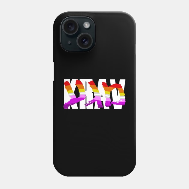 Krav Magakira - Lesbian Edition Phone Case by Phobotech