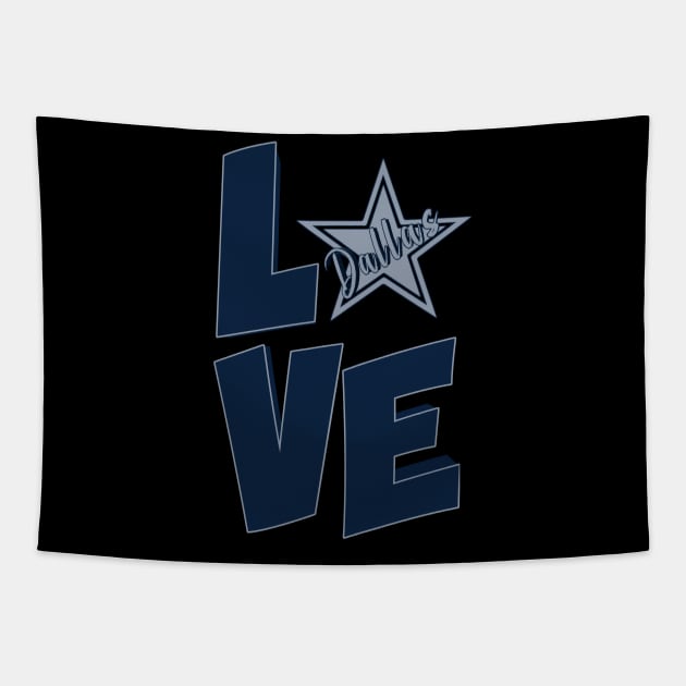 Love Dallas Cowboys Tapestry by NFLapparel