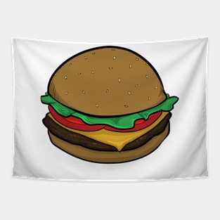 Cheeseburger Tapestry