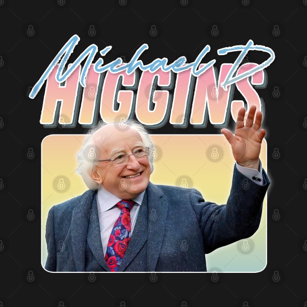 Michael D Higgins - - Retro Aesthetic Fan Art by feck!