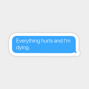 Everything Hurts Magnet