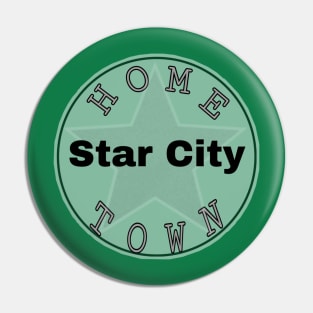 Hometown Star City Pin