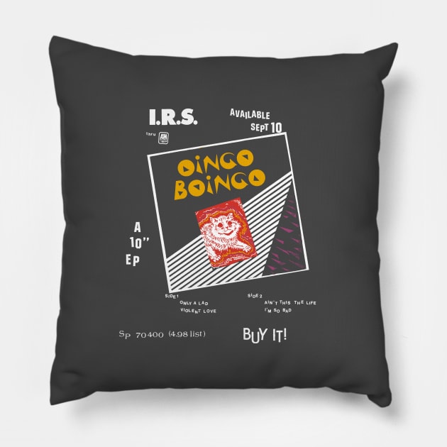 Oingo Boingo 1st 10" EP Pillow by TheObserver