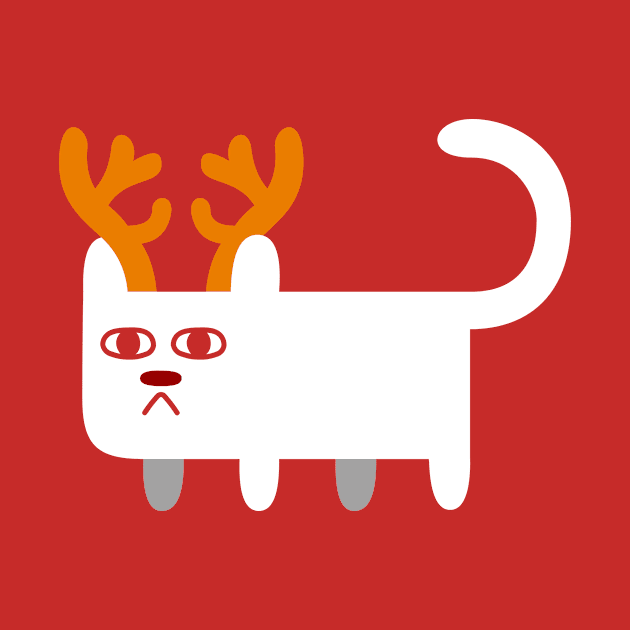 Cat Reindeer by Mayha