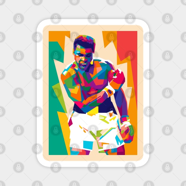 Muhammad Ali Magnet by mrcatguys