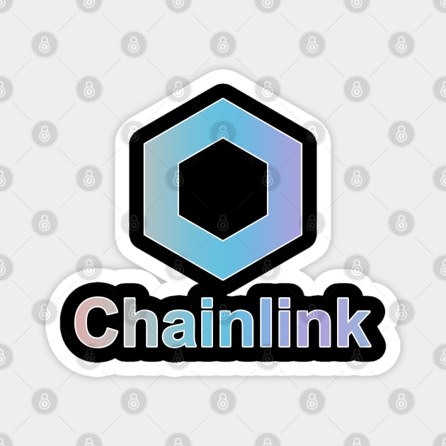 Chainlink Crypto Link Magnet by BitcoinSweatshirts